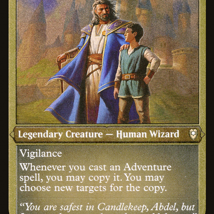 Gorion, Wise Mentor [Commander Legends: Battle for Baldur's Gate] Etched Foil