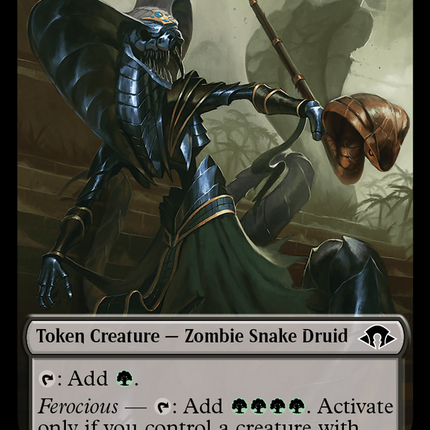 Fanatic of Rhonas [Modern Horizons 3 Tokens] Foil