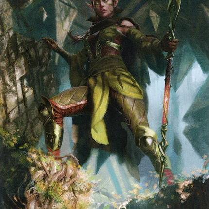 Nissa of Shadowed Boughs // Nissa of Shadowed Boughs (Borderless) [Zendikar Rising Art Series]