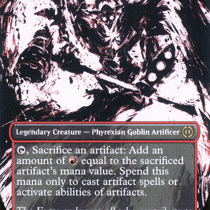 Slobad, Iron Goblin (Showcase) (Borderless) [Phyrexia: All Will Be One]