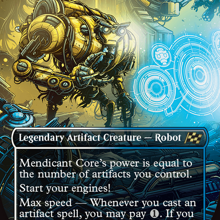 Mendicant Core, Guidelight (Borderless) [Aetherdrift] Foil