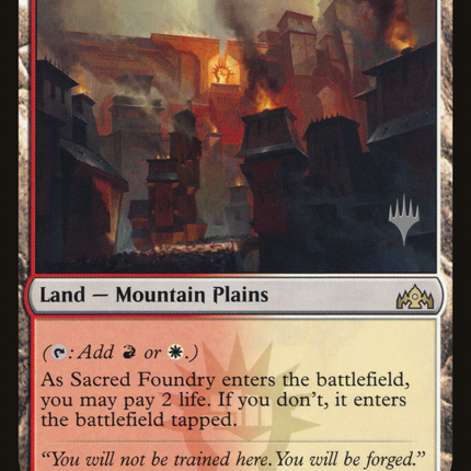 Sacred Foundry [Guilds of Ravnica Promos]