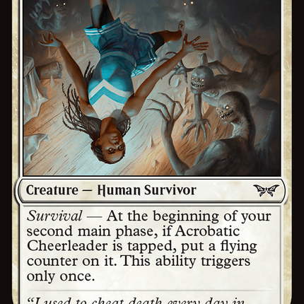 Acrobatic Cheerleader [Duskmourn: House of Horror] Foil