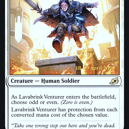 Lavabrink Venturer [Ikoria: Lair of Behemoths Promos] Prerelease Foil
