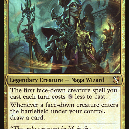 Kadena, Slinking Sorcerer [Commander 2019 Oversized] Foil