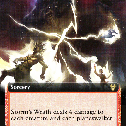 Storm's Wrath (Extended Art) [Theros Beyond Death]