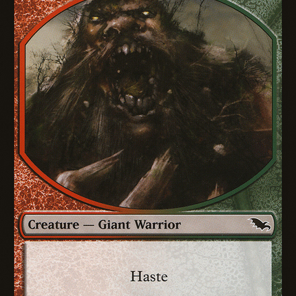 Giant Warrior [Shadowmoor Tokens]
