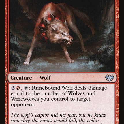 Runebound Wolf [Innistrad: Crimson Vow]
