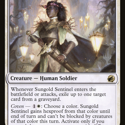 Sungold Sentinel [Innistrad: Midnight Hunt Promos]