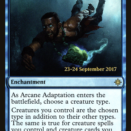 Arcane Adaptation [Ixalan Promos] Prerelease Foil