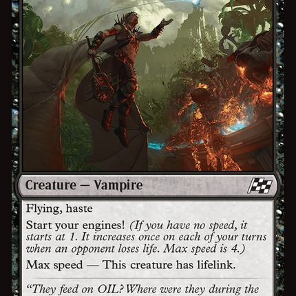 Streaking Oilgorger [Aetherdrift] Foil
