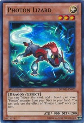 Photon Lizard (Super Rare) [NUMH-EN023] 1st Edition