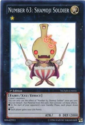Number 63: Shamoji Soldier (Super Rare) [NUMH-EN031] 1st Edition