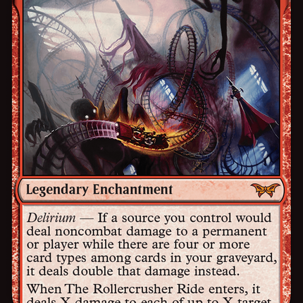 The Rollercrusher Ride [Duskmourn: House of Horror] Foil
