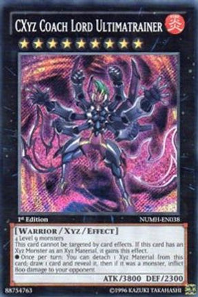 CXyz Coach Lord Ultimatrainer (Secret Rare) [NUMH-EN038] 1st Edition