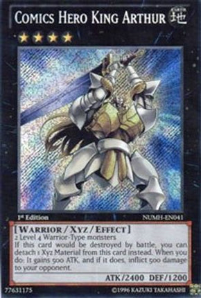 Comics Hero King Arthur (Secret Rare) [NUMH-EN041] 1st Edition