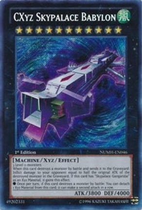 CXyz Skypalace Babylon (Secret Rare) [NUMH-EN046] Unlimited