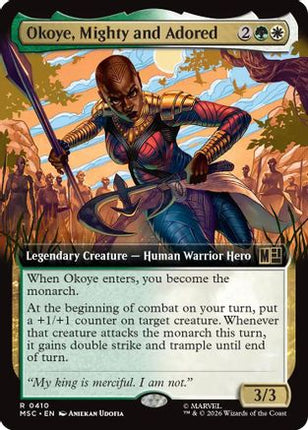 Okoye, Mighty and Adored (Extended Art) (410) [Commander: Marvel Super Heroes]