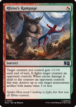 Rhino's Rampage (823) [Commander: Marvel Super Heroes]