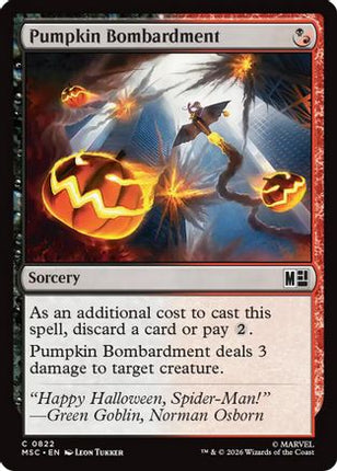 Pumpkin Bombardment (822) [Commander: Marvel Super Heroes]