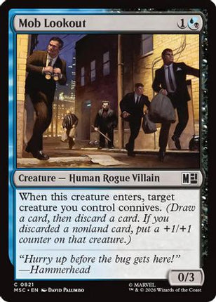 Mob Lookout (821) [Commander: Marvel Super Heroes] Foil