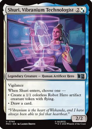 Shuri, Vibranium Technologist (746) [Commander: Marvel Super Heroes] Foil