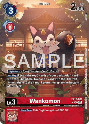 Wankomon (Box Topper) [EX12-009] [Digital World Shambala] Foil