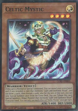 Celtic Mystic (Super Rare) [CORI-EN003] 1st Edition