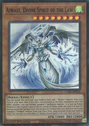 Aiwass, Divine Spirit of the Law (Super Rare) [CORI-EN016] 1st Edition