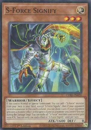 S-Force Signify (Common / Short Print) [CORI-EN020] 1st Edition