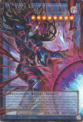 Magician of Dark Chaos - Black Chaos (Extended Art) (Ultra Rare) [CORI-EN027] 1st Edition