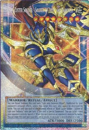 Black Luster Soldier - Soldier of Light and Darkness (Starlight Rare) (Extended Art)  [CORI-EN028] 1st Edition