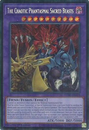 The Chaotic Phantasmal Sacred Beasts (Secret Rare)  [CORI-EN029] 1st Edition