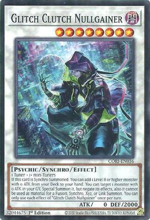 Glitch Clutch Nullgainer (Common / Short Print) [CORI-EN036] 1st Edition