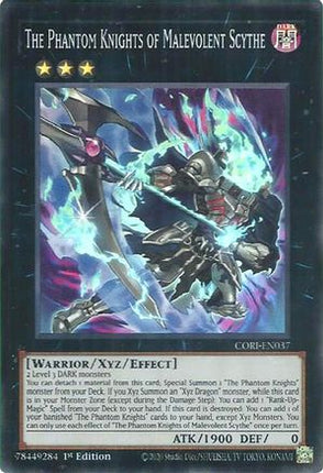 The Phantom Knights of Malevolent Scythe (Super Rare) [CORI-EN037] 1st Edition