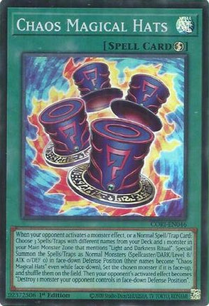 Chaos Magical Hats (Super Rare) [CORI-EN046] 1st Edition