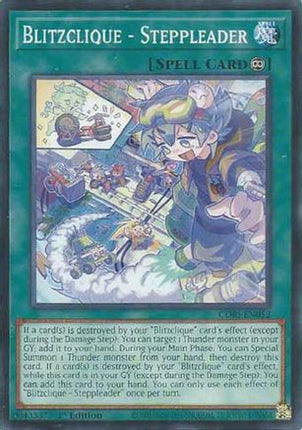 Blitzclique - Steppleader (Common / Short Print) [CORI-EN052] 1st Edition