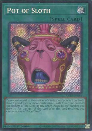 Pot of Sloth (Secret Rare) [CORI-EN061] 1st Edition