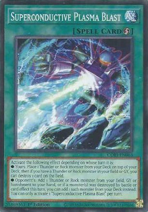 Superconductive Plasma Blast (Common / Short Print) [CORI-EN063] 1st Edition