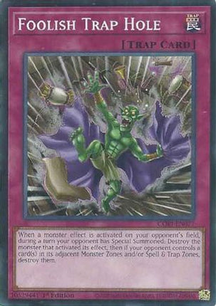 Foolish Trap Hole (Common / Short Print) [CORI-EN077] 1st Edition