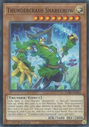 Thundercrash Snarecrow (Common / Short Print) [CORI-EN084] 1st Edition