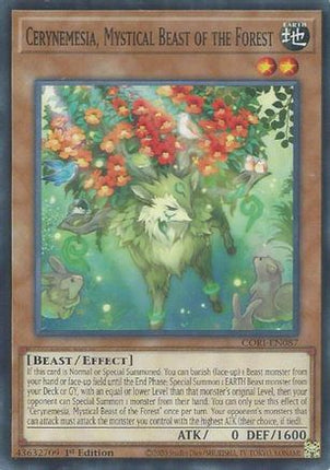 Cerynemesia, Mystical Beast of the Forest (Common / Short Print) [CORI-EN087] 1st Edition