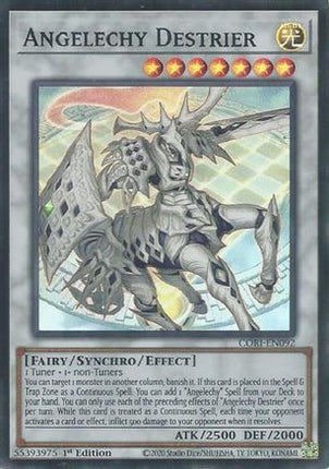 Angelechy Destrier (Super Rare) [CORI-EN092] 1st Edition