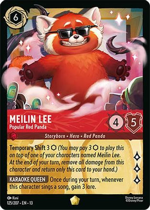 Meilin Lee - Popular Red Panda (125/204) - Attack of the Vine