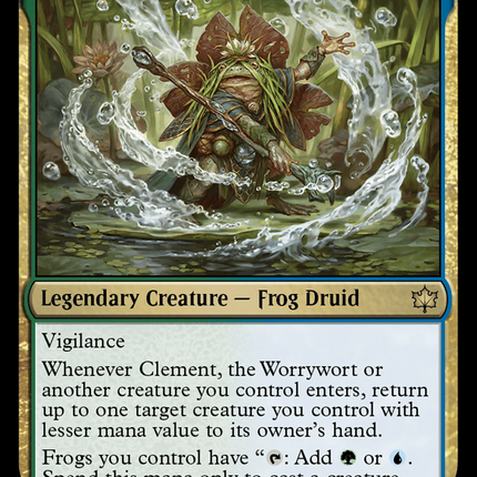 Clement, the Worrywort [Bloomburrow] Foil
