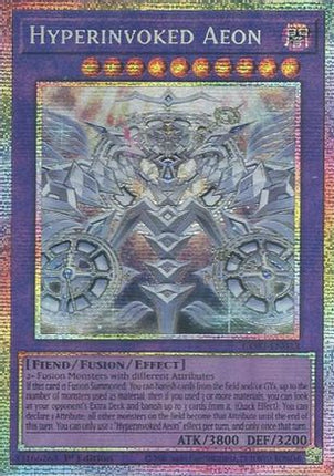 Hyperinvoked Aeon (Starlight Rare)  [CORI-EN033] 1st Edition
