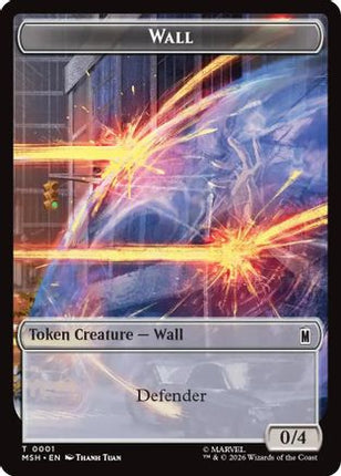 Wall // Moloid Double-Sided Token (1 // 13) [Marvel Super Heroes] Foil