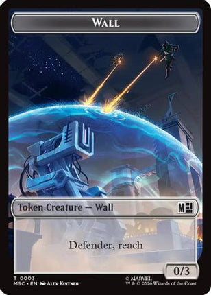Wall (0003) // Merfolk (0006) Double-Sided Token (3 // 6) [Commander: Marvel Super Heroes]