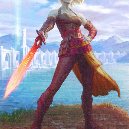 Nahiri, Heir of the Ancients // Nahiri, Heir of the Ancients (Borderless) [Zendikar Rising Art Series]