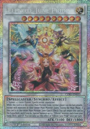 Elfnote June Pride (Starlight Rare)  [CORI-EN035] 1st Edition